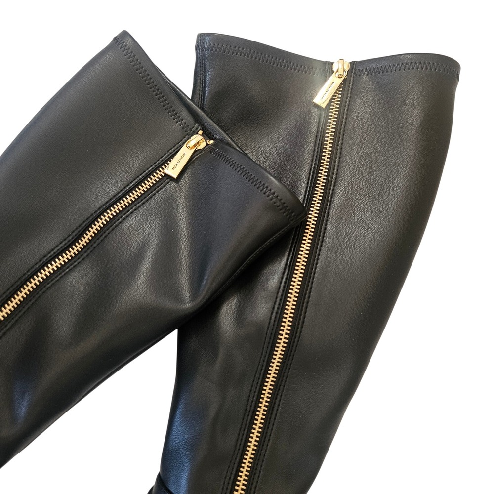MICHAEL KORS Ella Block Heel Boot In Black US 8 Wide $345 - Picture 9 of 10